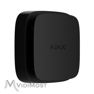 Бездротовий димовий сповіщувач зі звуковим оповіщенням Ajax EN54 FireProtect (Smoke/Sounder) Jeweller Black-1